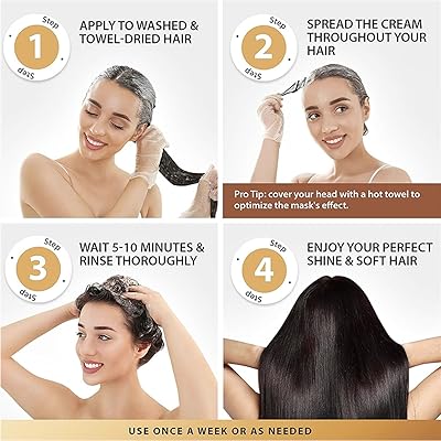 Karseell 2 Pack Hair Mask Collagen Hair Treatment Deep Repair Conditioning