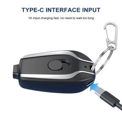 Emergency Portable Key Chain Charger 1500 mah