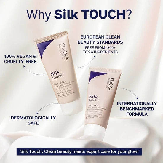 Flicka Silk Touch l Concentrate - Primer and Moisturizer (PACK OF 2)