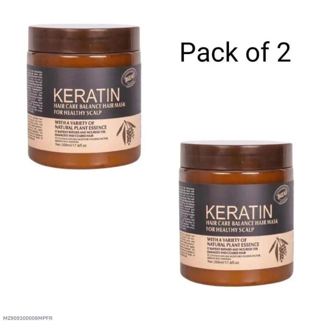 Buy 1 Get 1 free Keratin Hair Mask 500ml (Pack 2) Original